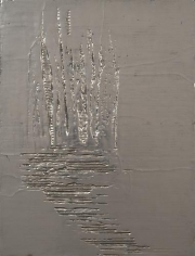 Nancy Lorenz, Blackened Silver, Cardboard II (2013)