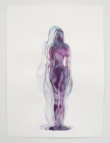 Kim McCarty, Untitled (Magenta Standing Figure), 2021