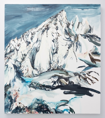Elisa Johns  Feather Pass, 2019  Oil on canvas  64h x 56w in (162.56h x 142.24w cm)