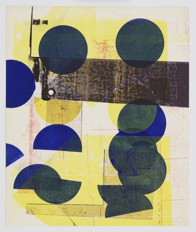 Austin Thomas, Blue Circles Yellow City, 2020
