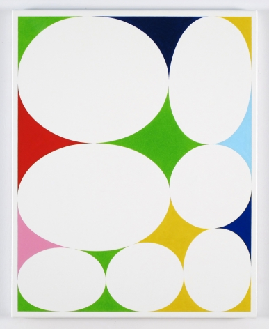 Cary Smith, Ovals #19 (With Seven Colors), 2015