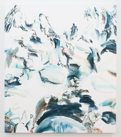 Elisa Johns  Bear Lakes Basin, 2017  Oil on canvas  64h x 56w in 162.56h x 142.24w cm
