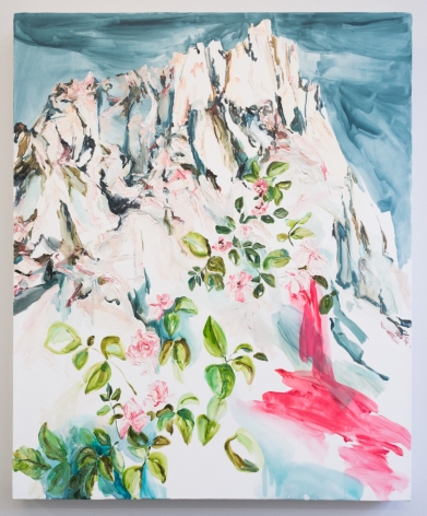 Elisa Johns  Evolution Wilderness, 2018  Oil on canvas  44h x 36w in 111.76h x 91.44w cm