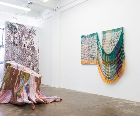 Group exhibition: Woven Walls, 2019, (installation view)